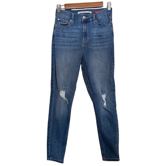 Celebrity Pink Women's The Spice High Rise Distressed Stretch Skinny Jeans 3/26 - Picture 1 of 9
